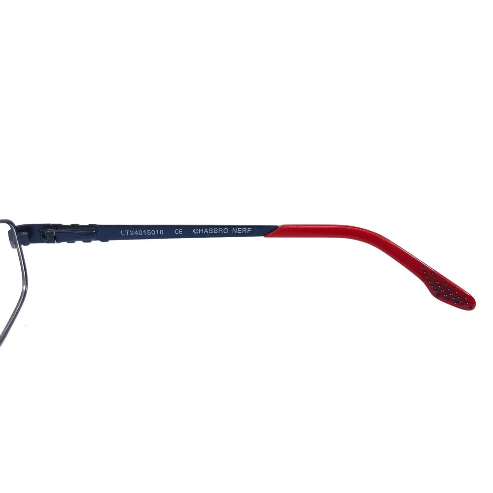 Nerf Kids Boys Eyeglasses Frames OWEN NVY Navy Blue Rectangle Wire Rim 51-17-135 - Picture 6 of 12